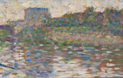 The Seine at Courbevoie by Vincent van Gogh